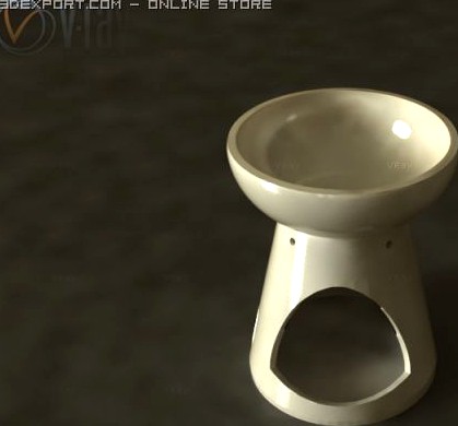 Incense burner 2 3D Model