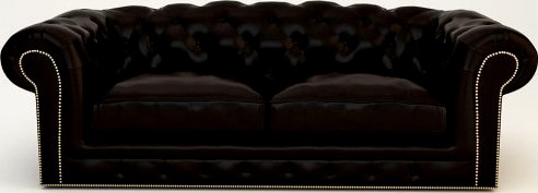 Leather sofa 3D Model