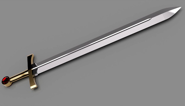 Jewel Hilt Broadsword | Dowel Core