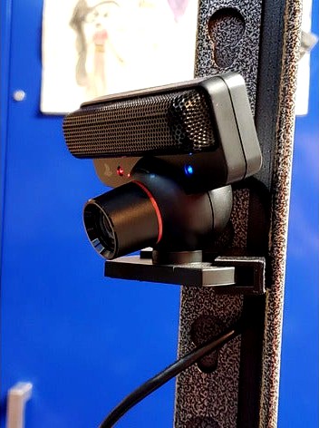 PS3 Eye Camera Mount for Metal Shelving