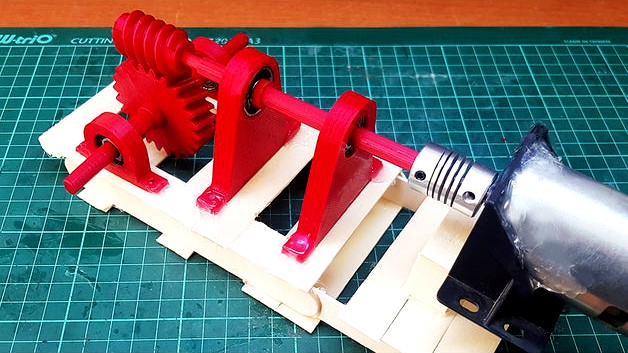 Worm Gear Box For RC CARS