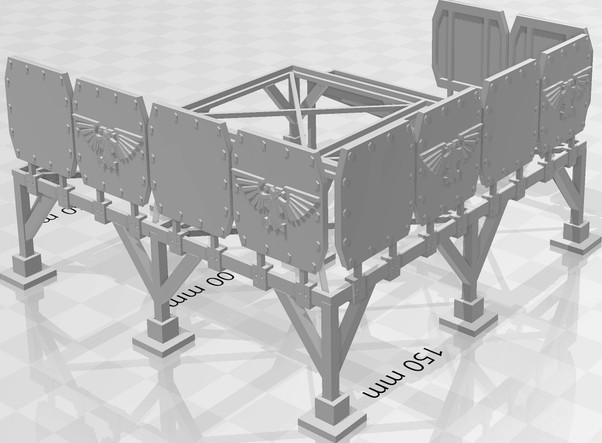 Pre-Fab Bunker Scafolding - WH40k