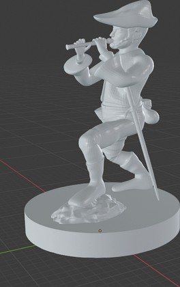 Halfling Bard playing Flute