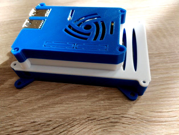 Raspberry Pi 4 Enclosure with 2,5" SSD/HDD Mount