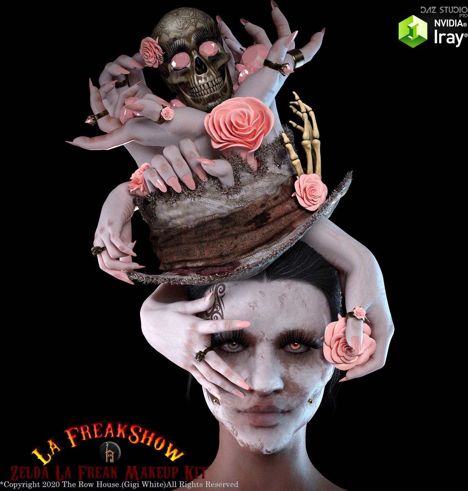 Zelda La Freak FreakShow Makeup Kit