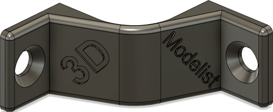 20mm Conduit 90 degree fixing Bracket v1