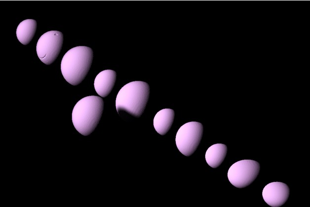 Pulsars scaled one in 500 thousand