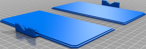 Covers with handle for Original PRUSA i3 MK3 SideBoxes