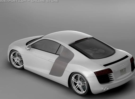 Audi R8 3D Model