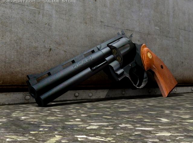 Colt Python 357 3D Model