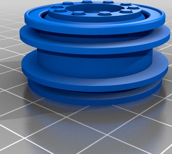 WPL Unimog Style Wheel - Stock Offset/Width