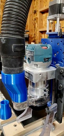 Shapeoko Sweepy Dust Boot Adapter