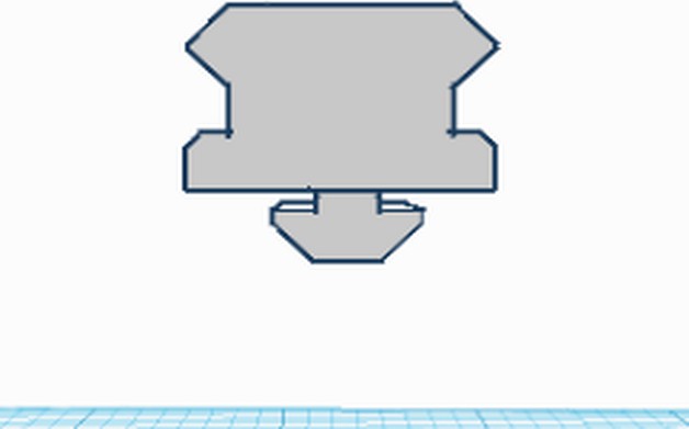 3D Printer Triangle Rail to Pic rail adapter