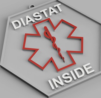 Diastat Inside Keychain