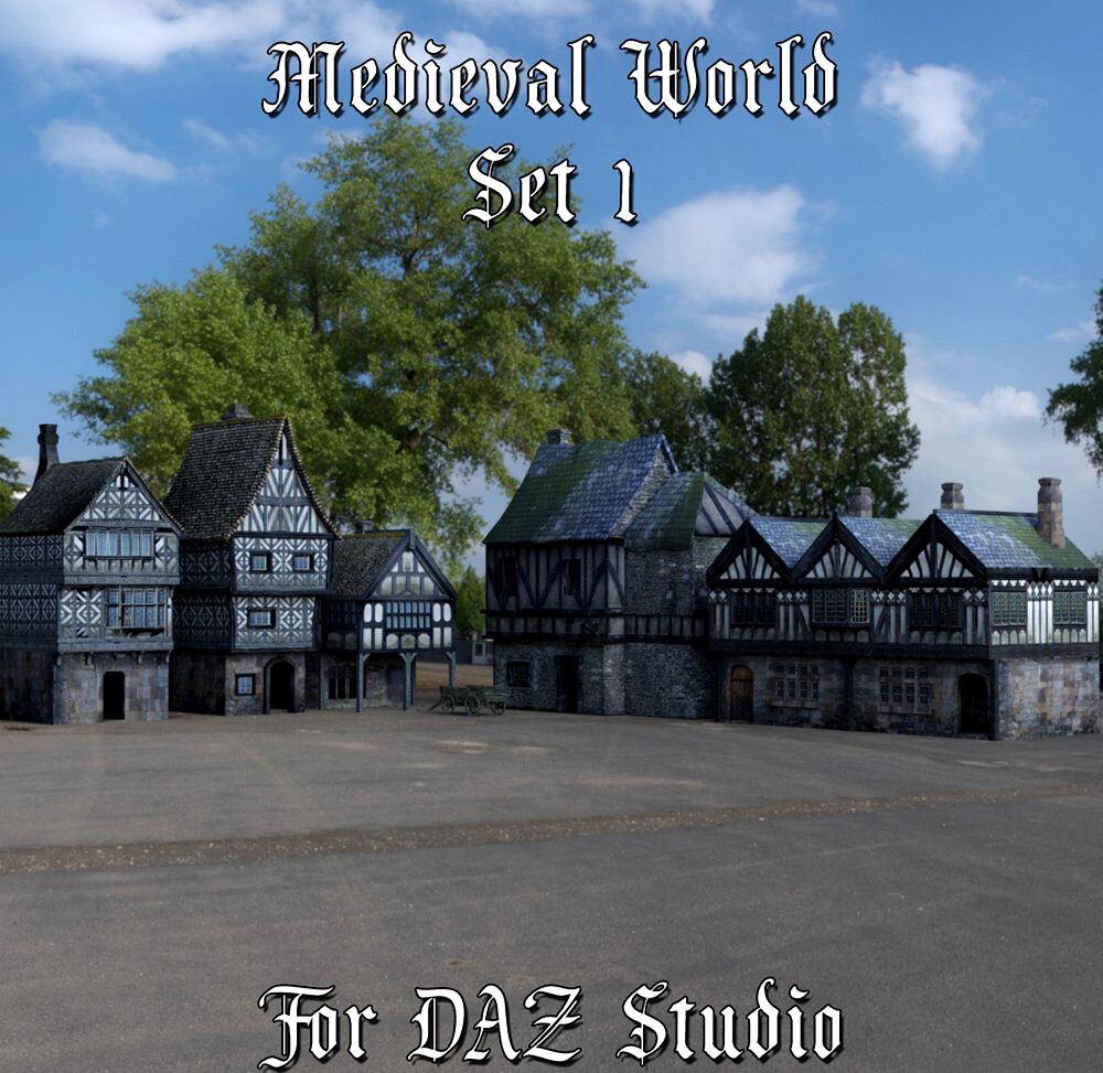 Medieval World Set 1 for DAZ Studio