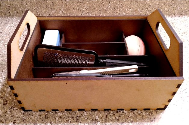 Nail Cutter and File Box, Laser Cut