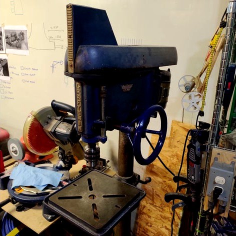 Craftsman Drill Press Handwheel (15/16 shaft 5/16 bolt)