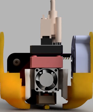 Parts Cooling Fang 2x5015 for Creality Printers. E3Dv6, Mosquito, NF-Crazy with PrecisionPiezo Orion probe and Zesty Nimble extruder