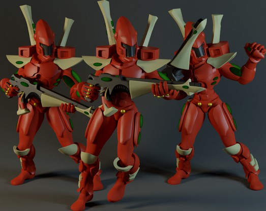 Vanilla space elf guard squad