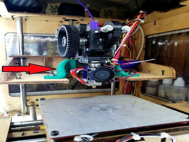 Thing-O-Matic Geared extruder mount