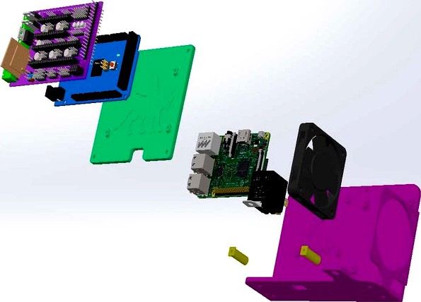 Crealtiy CR-10 Raspberry Pi Tray With RAMPS to Replace Power Supply!