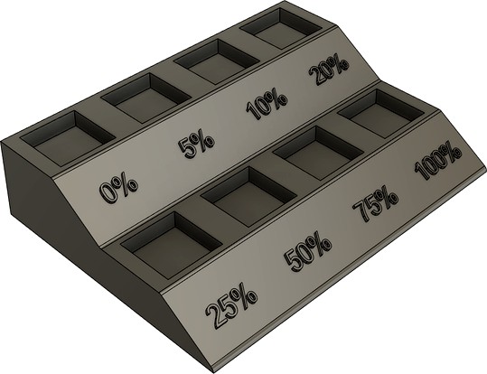 Infill visualization Display