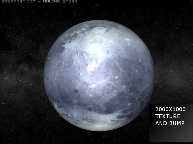 Pluto 3D Model