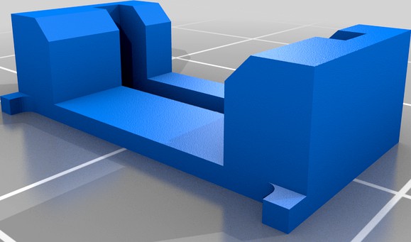AC slider holder and LED PCB holder for Jouef BB66150