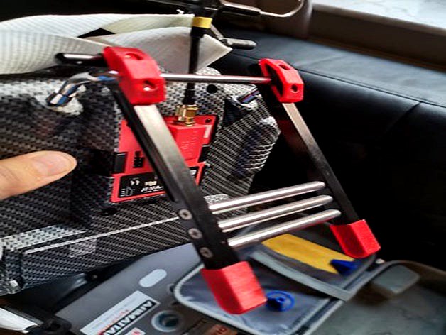 Protectors for the Aluminium Alloy Remote Control Mount for Taranis X9D.