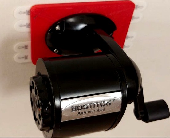 Bostitch Pencil Sharpener (MPS1-BLK) 3M Command Strip mount/base