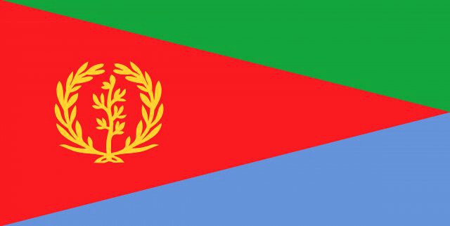 Eritrea flag 3D Model