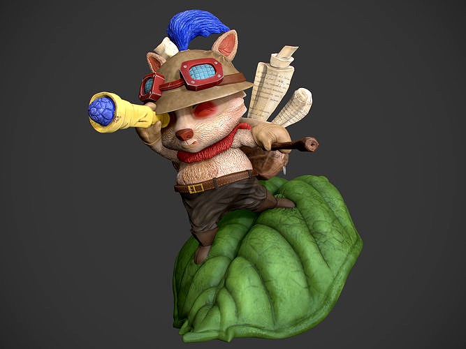 Teemo 3D Print Figure