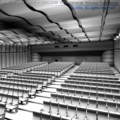 Movie Theatre_2 3D Model