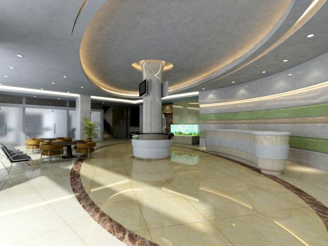 Lobby Space 131 3D Model