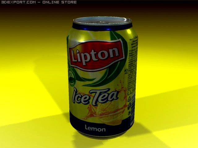 Lipton ice tee lemon 3D Model