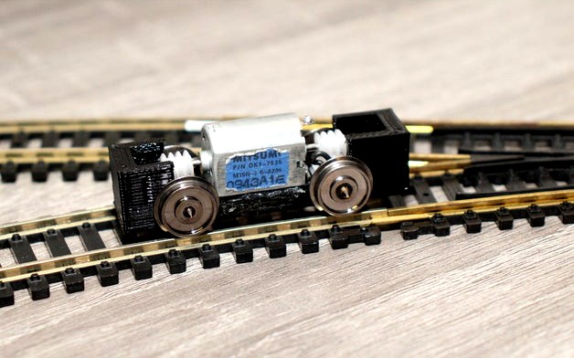 HO/OO/on30 model train engine Power Bogie