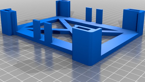 Minimal Design for less material and faster prints