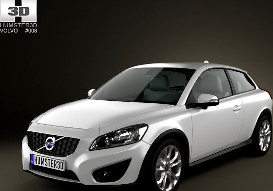 Volvo C30 2011 3D Model