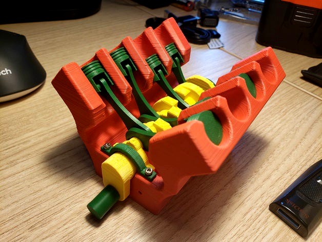 Working V8 Engine Modified