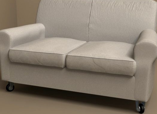 Nonnamaria sofa for two persons by Flexform 3D Model