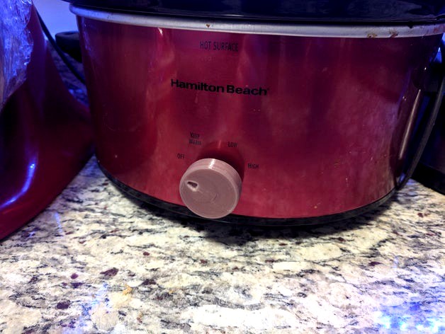 Hamilton Beach Crock Pot Knob