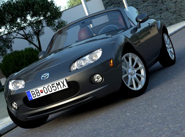 Mazda MX5 2007 3D Model