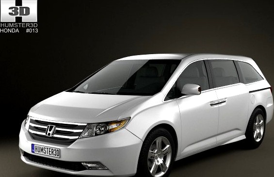 Honda Odyssey 2011 3D Model