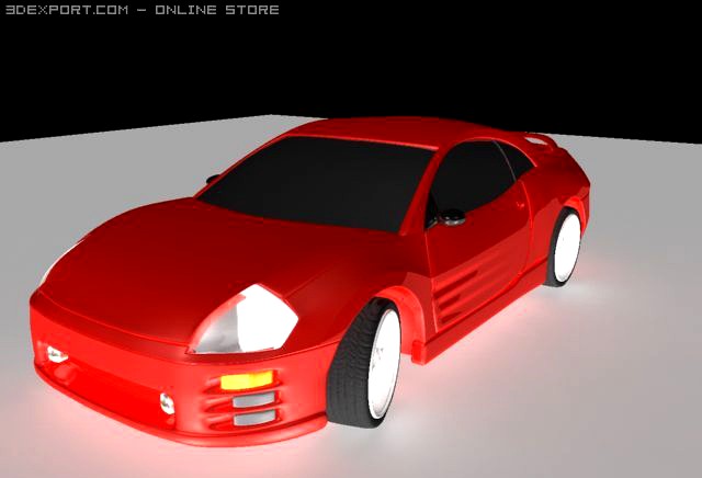 Mitsubishi eclipse 3D Model