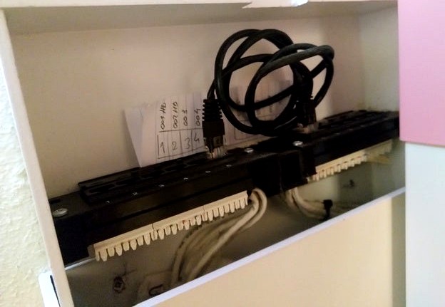 6 Port Aliexpress RJ45 Patch Panel Holder