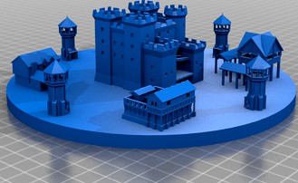 Age of Empires II Town