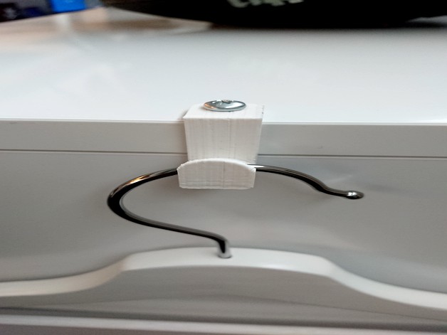 Cupboard coat hanger hook