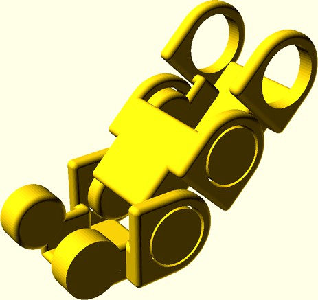 Alternating cable chain
