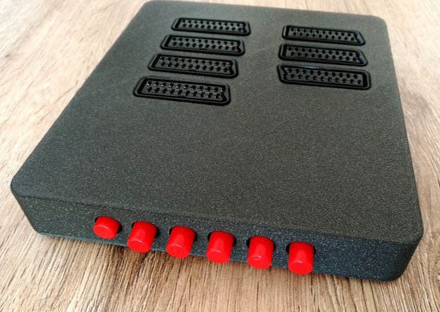 Low Profile Case for Otaku Games 6 Port Scart Switch