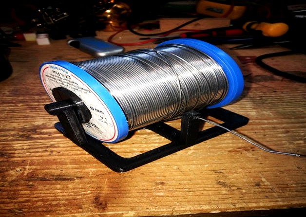 Solder spool holder for 1kg spool